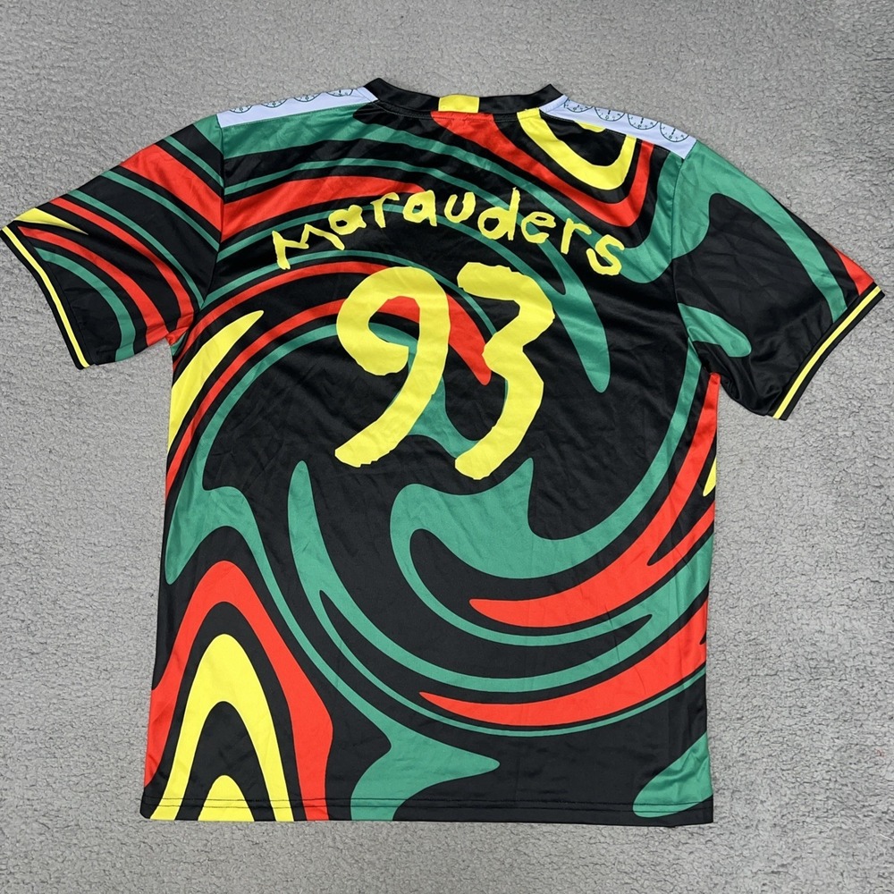 Loudmouth Brooklyn Marauders ATCQ Jersey 2XL XXL Swirl‎ Wave Tribe #93 2-Sided